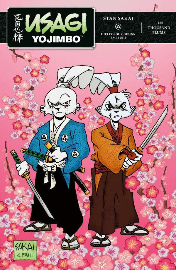 Cover of Usagi Yojimbo Volume Ten Thousand Plums