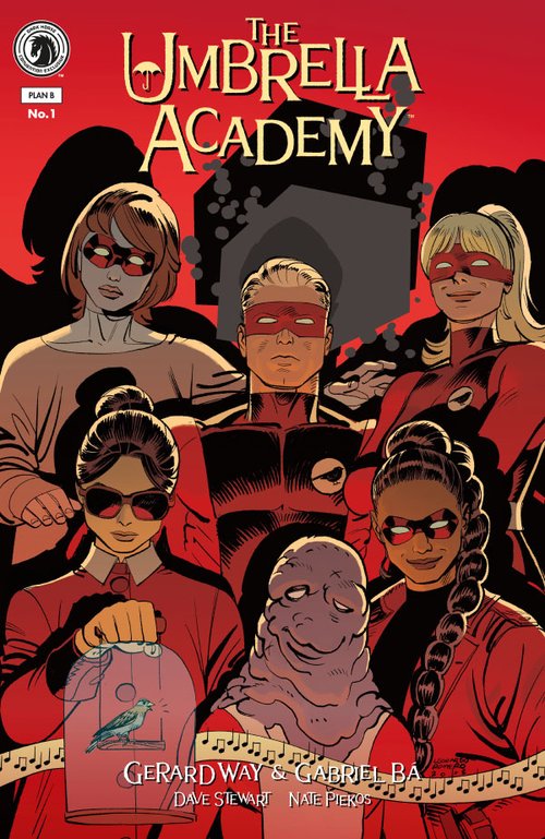 Umbrella Academy Plan B Convention Exclusive featuring the sparrows