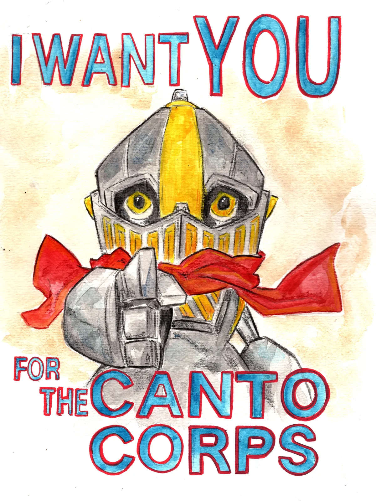 canto corps recruit poster